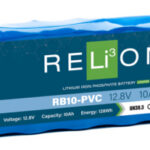 „Relion“ 12,8 V 10 Ah PVC LiFePO4 akumuliatorius