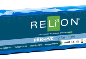 „Relion“ 12,8 V 10 Ah PVC LiFePO4 akumuliatorius