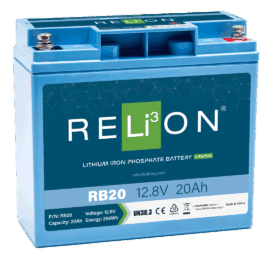 Relion 12,8 V 20 Ah 3SC LiFePO4 akumulators