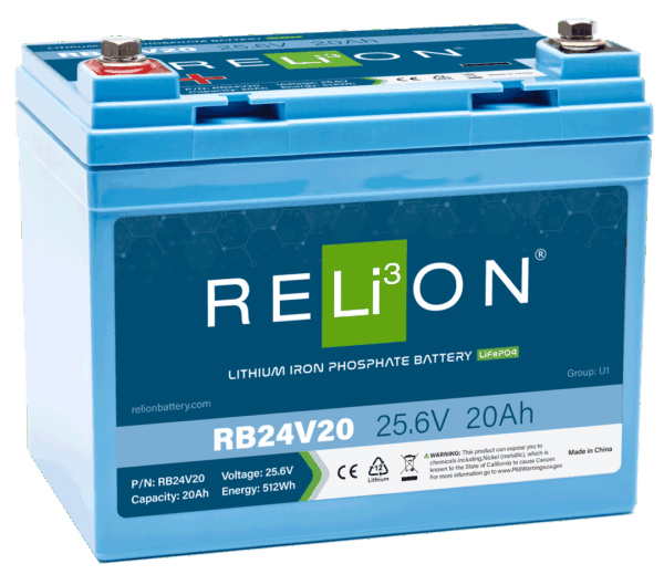 Relion 25,6 V 20 Ah LiFePO4 akumulators