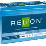 „Relion“ 25,6 V 52 Ah LiFePO4 akumuliatorius