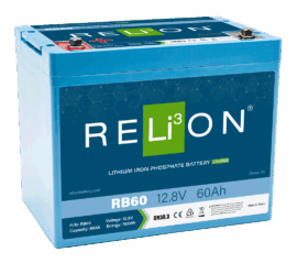 Relion 12.8V 60Ah 4SC LiFePO4 aku