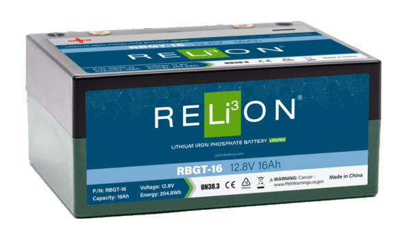 Relion 12.8V 16AH -TBAR LIFEPO4 aku