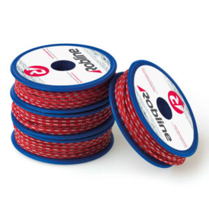 MINI-REELS LEECH LINE; 1,7mm; red-silver