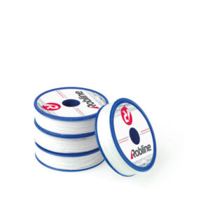 WAXED WHIPPING TWINE (PES white); 0,5mm; white