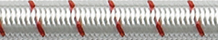 SHOCK-CORD; 10,0mm; white/red