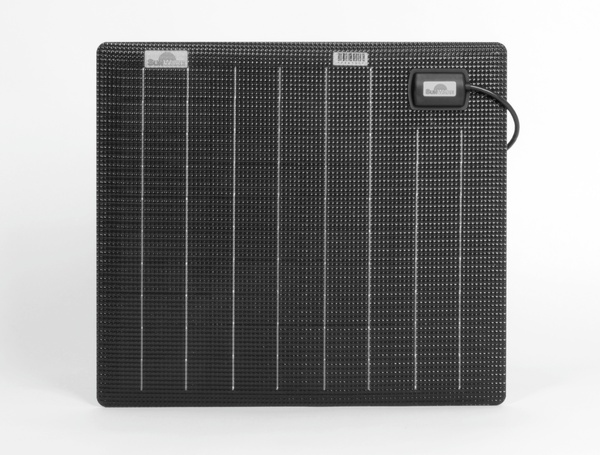 Solar panel; SW 20163 Black, 33 Wp 481 x 426 x 6mm, 12V