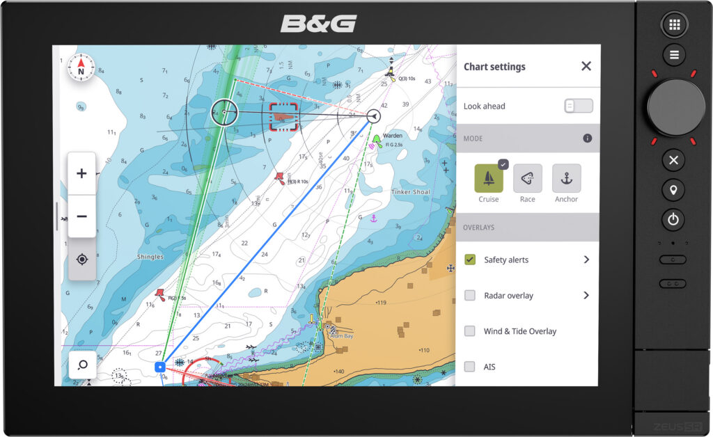 B&G Zeus SR-12, WORLD BASEMAP