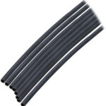 Ancor 1/8" X 12""" BLACK HEAT SHRINK