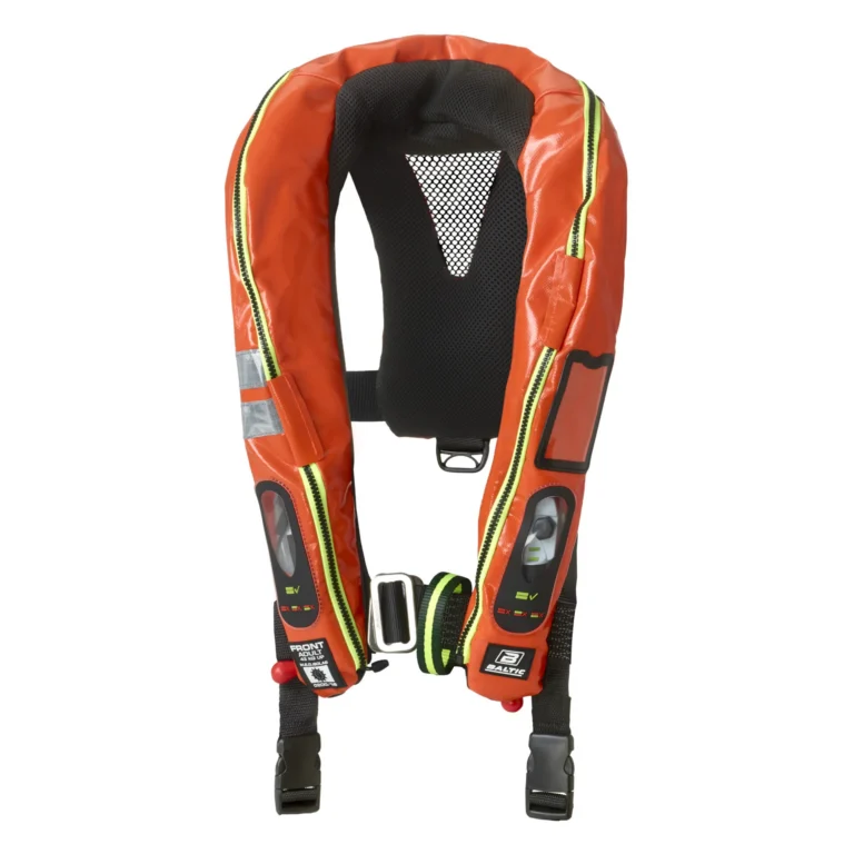 Legend 165 M.E.D./SOLAS ar drošības jostu *, oranžs PVC 43+ kg