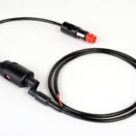 FOX-062 Plug-in regulator 6,6A 12/24V 3-color LED, incl. adapter cable