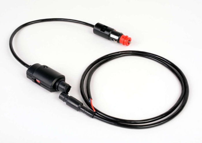 FOX-062 Plug-in regulator 6,6A 12/24V 3-color LED, incl. adapter cable